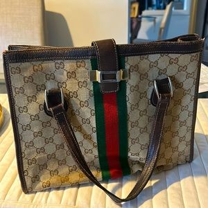Authentic vintage Gucci bag.